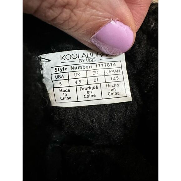 Koolaburra ugg kids aribel boots Size 5 - Picture 8 of 8